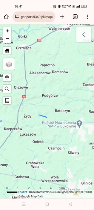 Sprzedam działkę rolną 3ha Grotki - Więcej