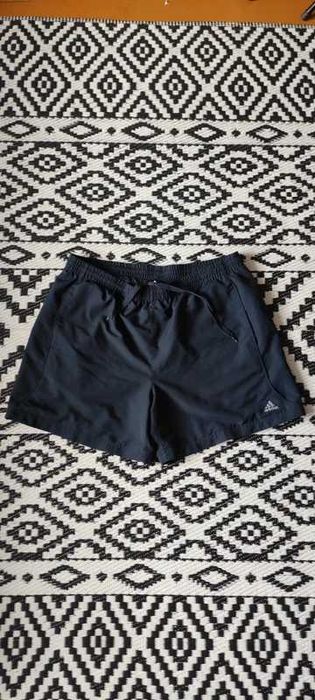 Adidas vintage spodenki krótkie logo haft essentials