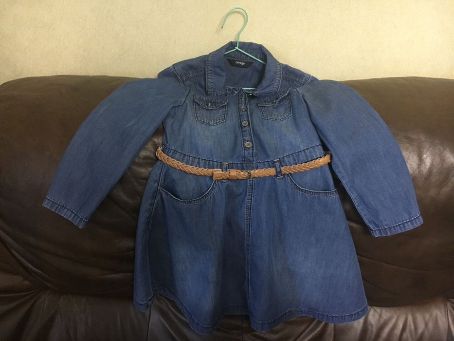 Детское джинсовое платьице