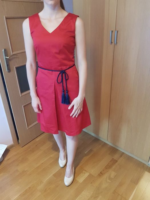 Czerwona sukienka r. 34 TATUUM taturia