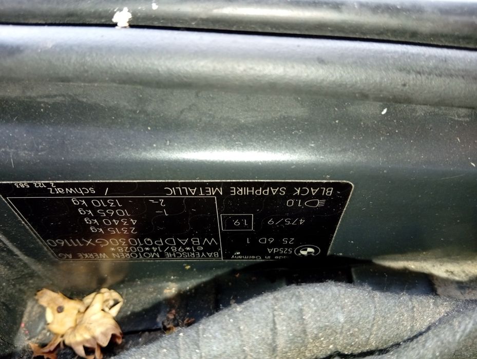 Mechanizm wycieraczek BMW E39 lift