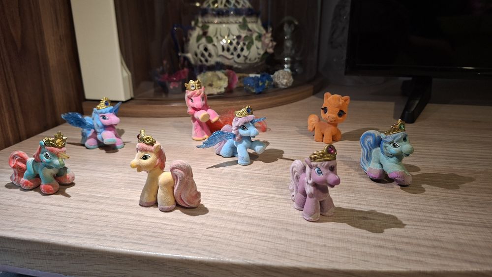 Kucyki zestaw Filly pony koniki mlp jednorożec magic princess vintage