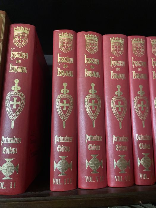 Historia de portugal 7 vol edição monumental da portucalense editora