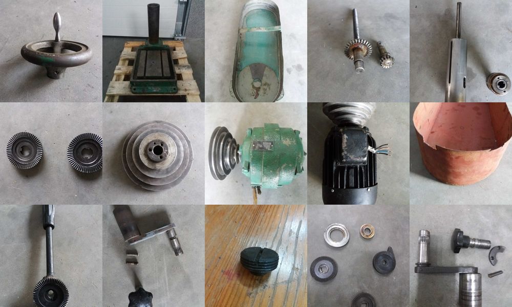 Wiertarka ws15 przekładnia wrzeciono klin silnik zabierak osłona kółko