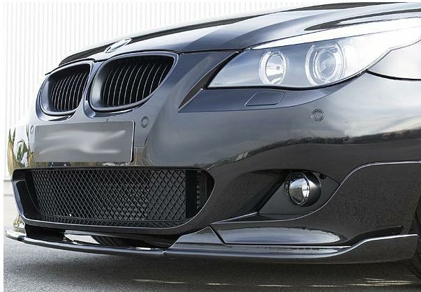 Lip frontal BMW Série 5 E60/E61 Pack M - preto brilhante - NOVO