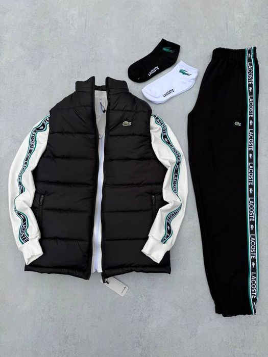 Чоловічий спортивний костюм лакоста набір Lacoste [3в1] [S,M,L,XL,XXL]