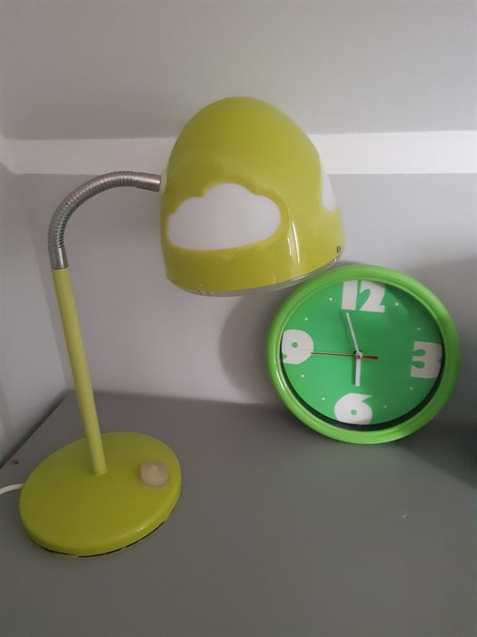 Lampka biurowa ikea zielona