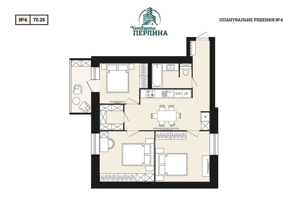 Квартира в новобудові