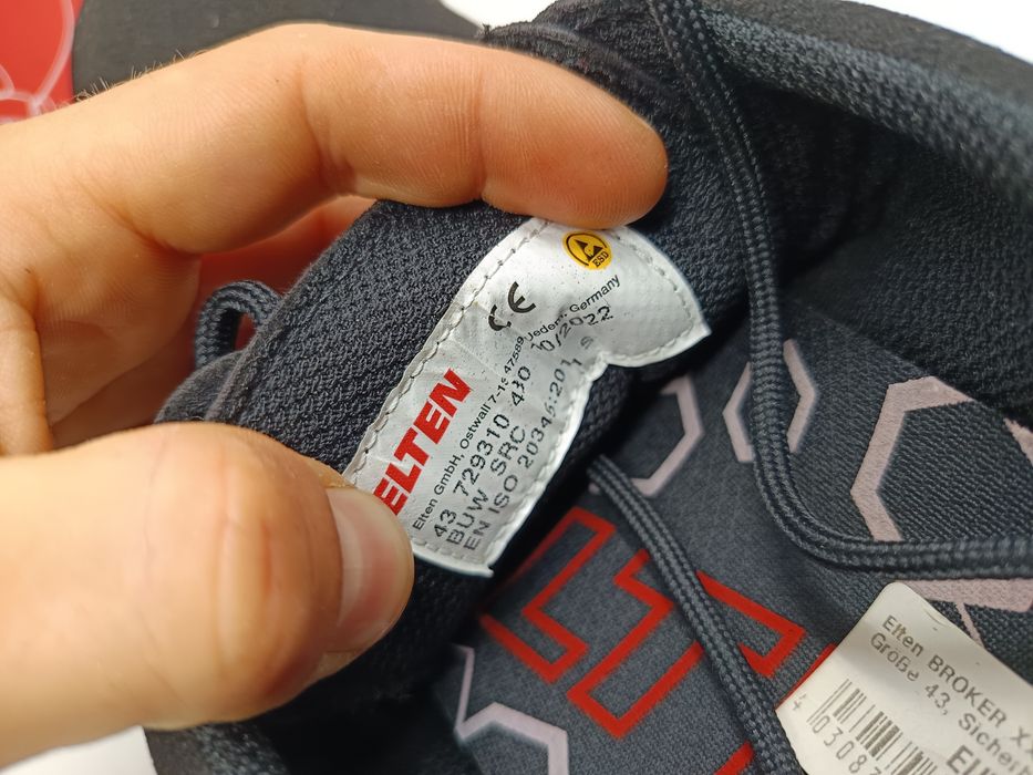Buty robocze Elten niskie nowe rozmiar 43