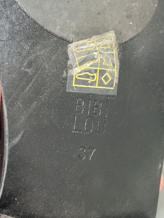 Bibi Lolu mokasyny z panterą loafersy 37 czarne
