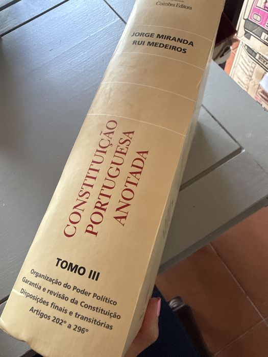 Constituicao portuguesa anotada - Tomo III