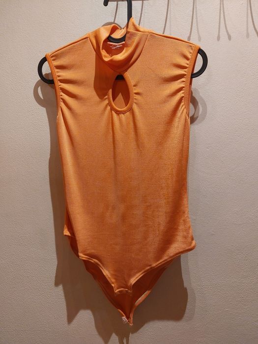 Pomarańczowe body golf bezrękawnik L