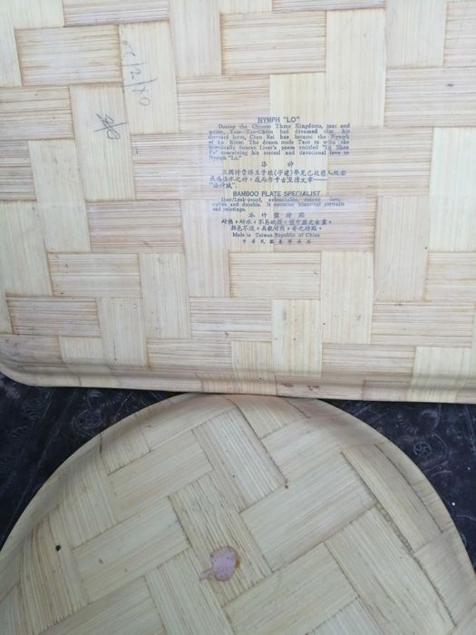 conj oriental em bambu , ver fotos