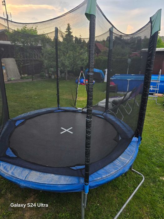 Trampolina okrągla ogrodowa 2,44 cm