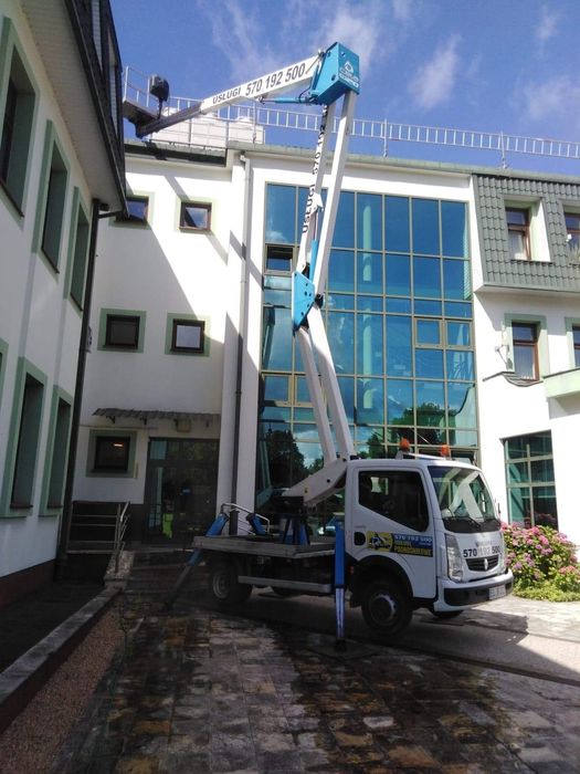 Podnośnik koszowy,zwyżka,podest,kosz,usługi