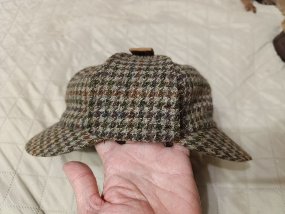 Оригинальная твидовая кепка для охоты Harris Tweed р.58