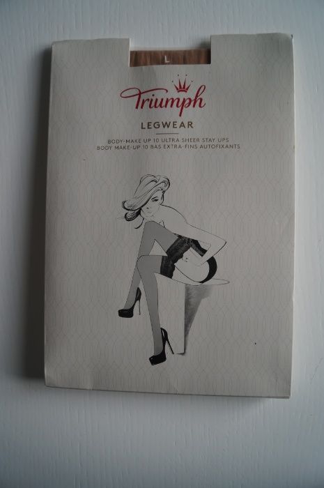 Triumph pończochy rozmiar L beż