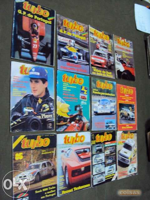 Revista Turbo - Anos 1981 a 1992 completos
