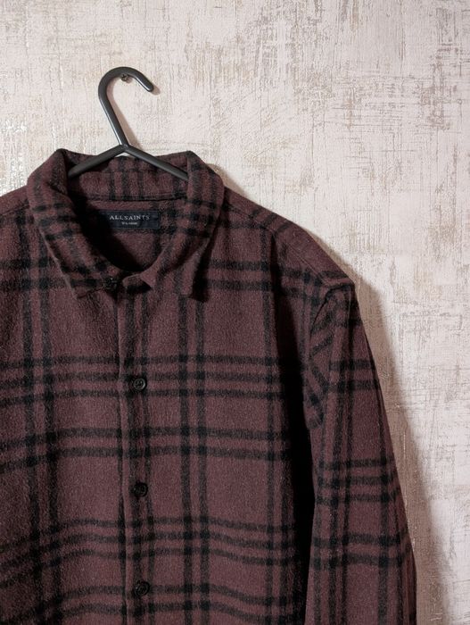 Чоловіча  сорочка AllSaints. Фланель