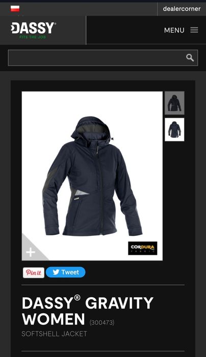 Kurtka Dassy Gravity Damska L