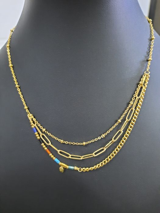 Colares senhora em aço variados