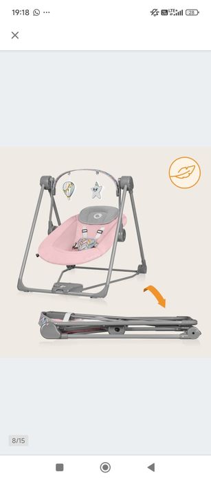 Leżaczek-bujaczek Lionelo Otto nowy