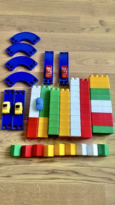 Конструктор wader для малюків Вадер трек машинки тачки Маквін