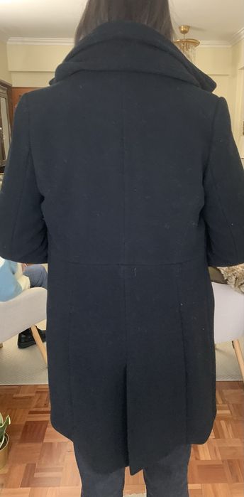 Sobretudo preto Zara