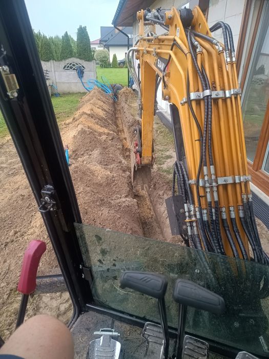 Usługi minikoparką