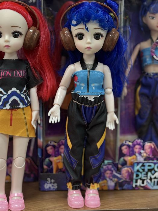Музичні ляльки K-Pop Demon Hunters Кейпоп мисливці на демонів 30 см