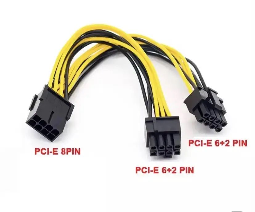 Перехідник живлення GPU TRY PCI-Express 8 pin на 2 x 8pin (6+2) pin