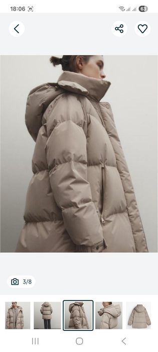 Продам пуховик Massimo Dutti оригінал!