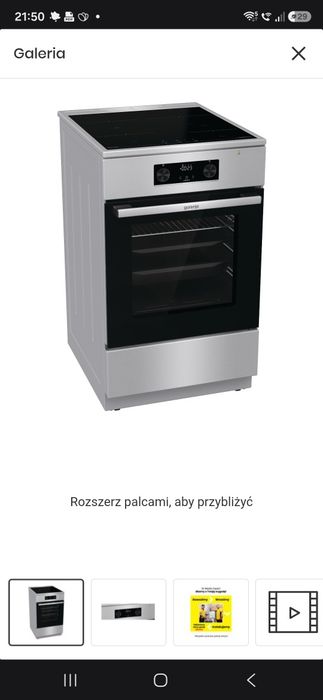 Kuchnia  Indukcyjna GORENJE MEKIS5101I ExtraSteam 3