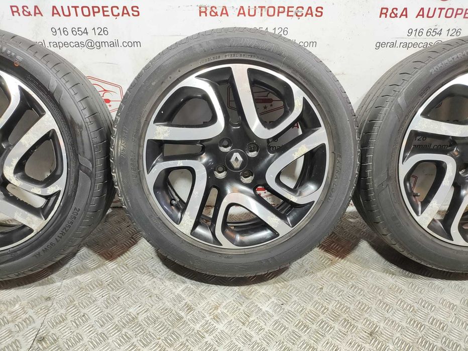 Conjunto Jantes R17 Renault Captur MK1 J87 2013 a 2019 Original
