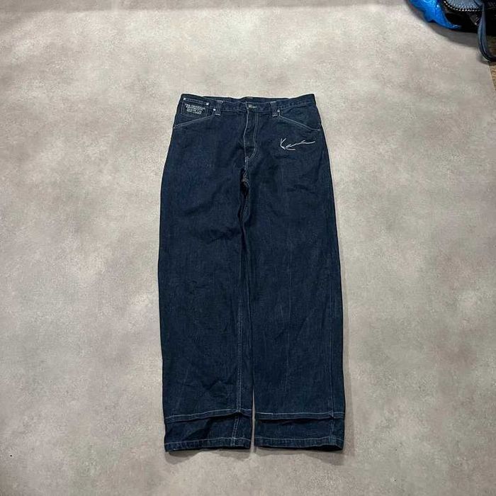 Vintage Szerokie Spodnie Jeansy Karl Kani Baggy Retro Y2K 90s Skate