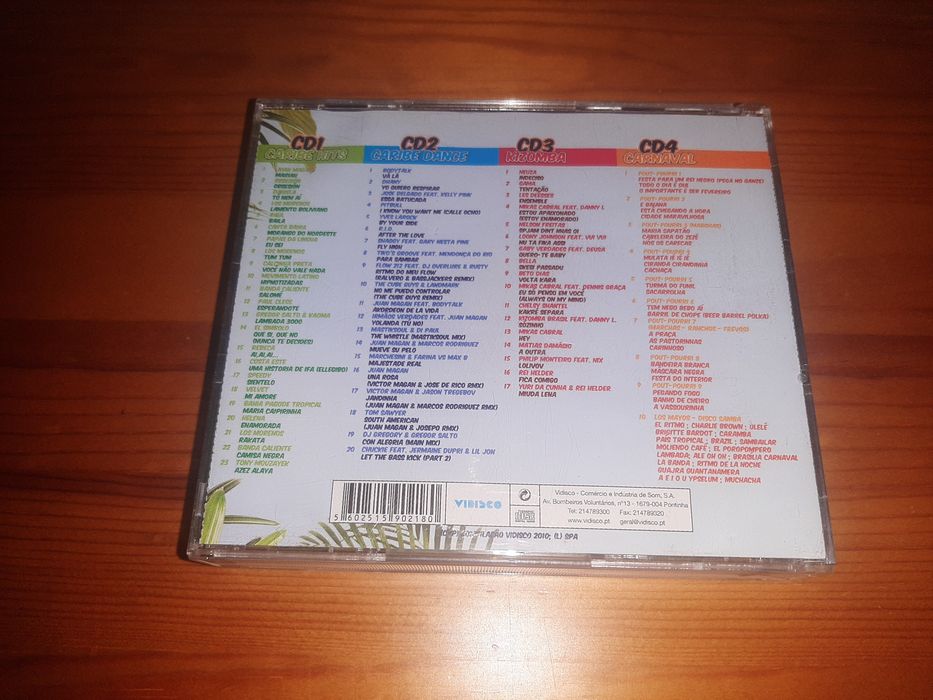 CD Caribe Grandes Êxitos 2010 - 4 CD's