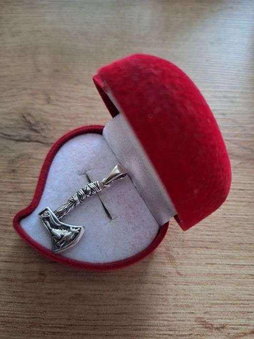 Srebrny wisiorek,boho