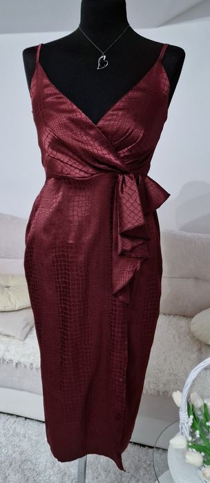Sukienka bordo"New Look".
