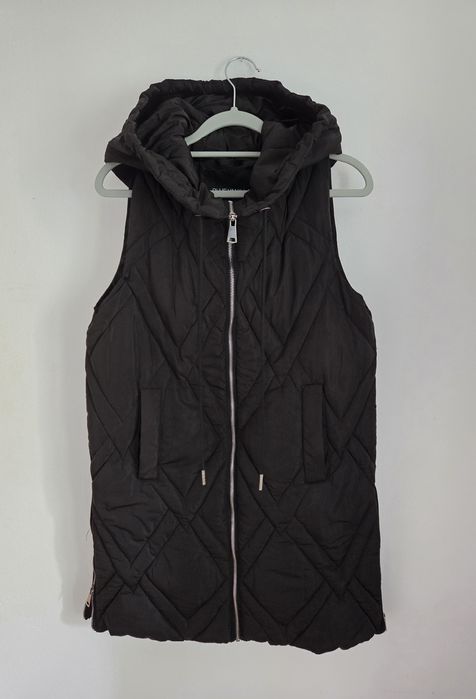 Blue Vanilla czarna kamizelka pikowana rozmiar S