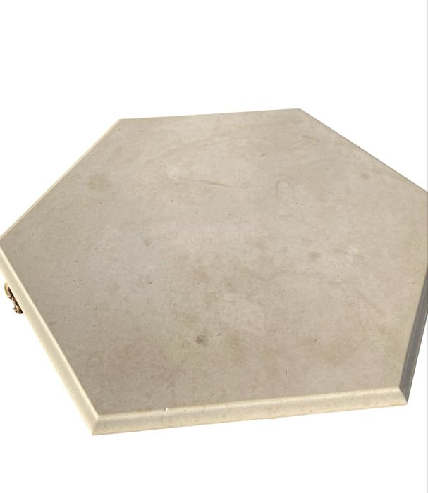 Mesa em Madeira com Tampo de Mármore