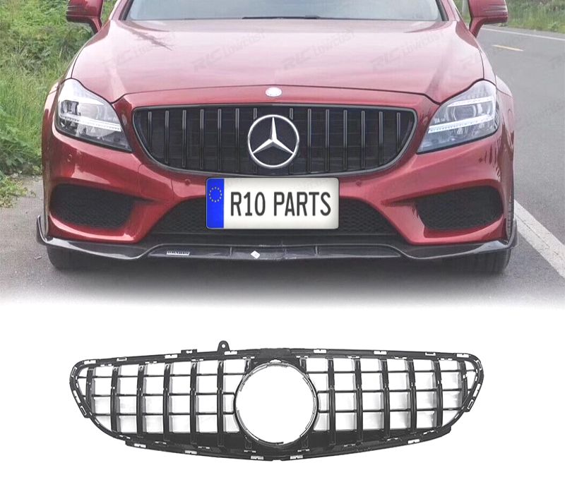 GRELHA MERCEDES CLS W218 15-17 AMG GTR PANAMERICANA PRETO BRILHO