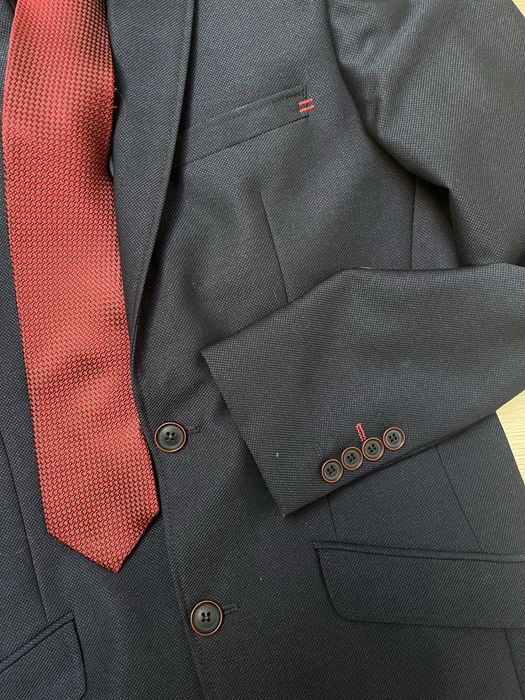 Garnitur granatowy zestaw