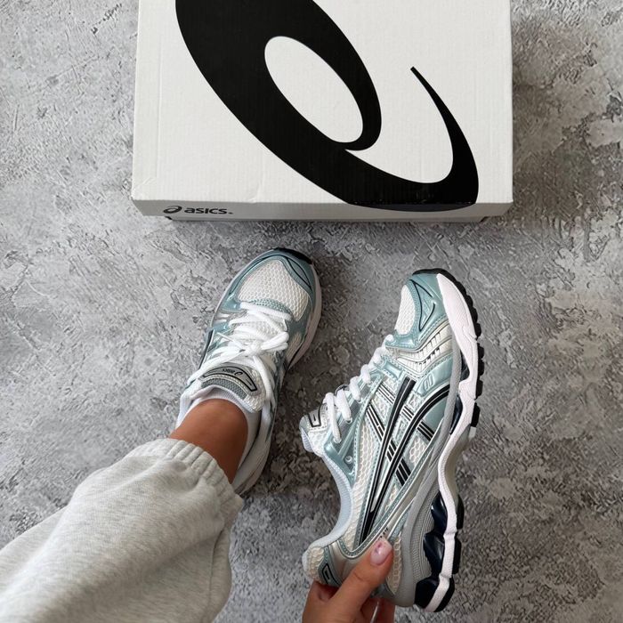 НОВИНКА‼️36-45 ASICS Kayano 14 White Blue Kahana pickax