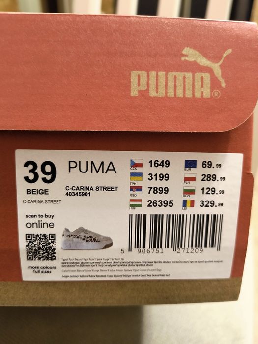Puma buty damskie nowe rozmiar 39