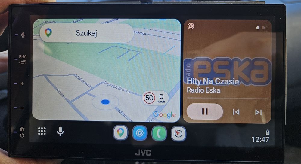 Radio 2din JVC KW-M560BT - Apple Car Android Auto