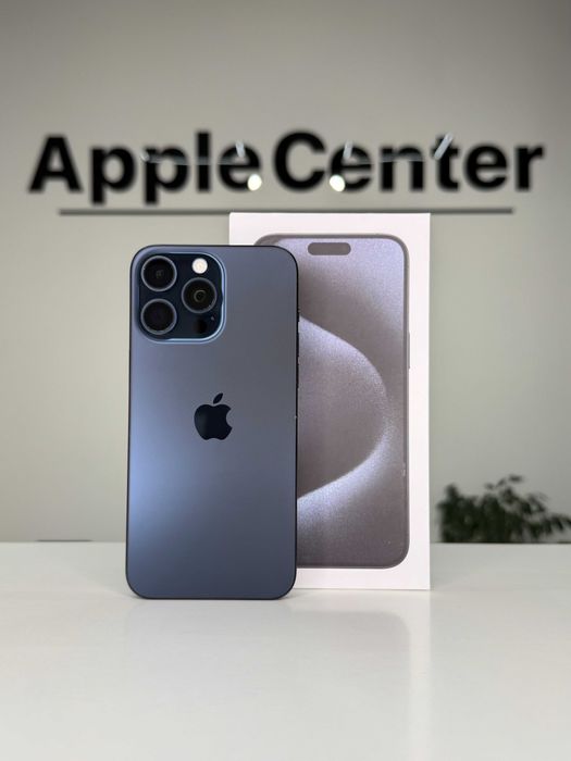 iPhone 15 Pro Max, 512 gb, Blue Titanium, фізична сім Обмін/Гарантія