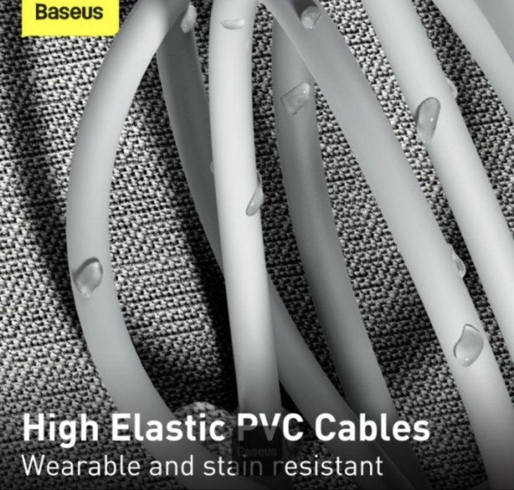 Сет 2 шт Кабель з чіпом Baseus USB to Туре-С 1.5М Быстрая Зарядка