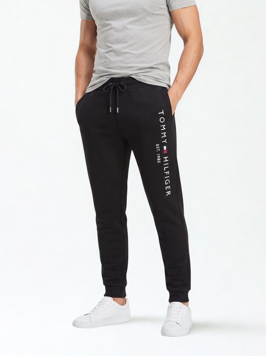 NOWE Tommy Hilfiger Spodnie dresowe męskie czarne