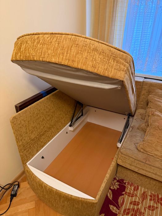 Narożnik tapicerowany do spania