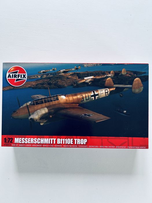 Samolot Messerschmitt Bf 110E Trop model Airfix 03081A